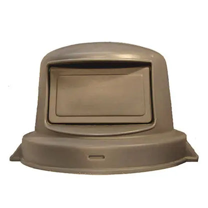 Poubelles ronde et couvercles en demi-lune avec battant-S&P Le magasin des Commerçants