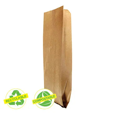 Sacs à vin en papier kraft, 4 ¾'' x 2 ¾'' x 15 ¾'' (1 000)-S&P Le magasin des Commerçants