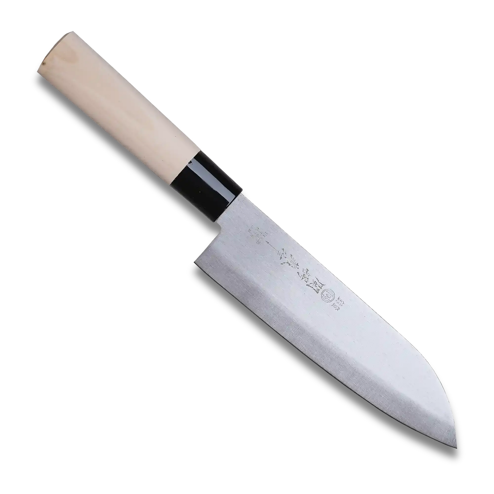 Tsubazo - Santoku knife 170mm - Stainless Steel blade | Made in Japan Ginza Steel