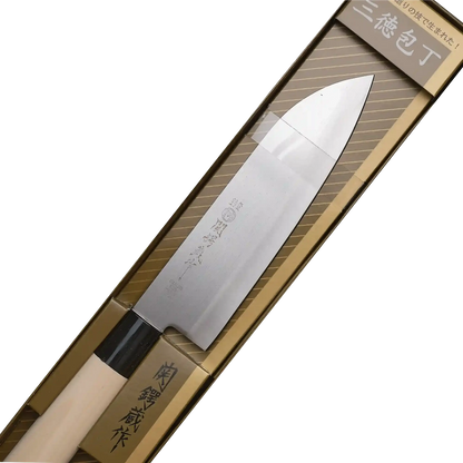Tsubazo - Santoku knife 170mm - Stainless Steel blade | Made in Japan Ginza Steel