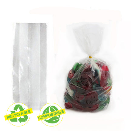 Cellophane bags with gussets (100)