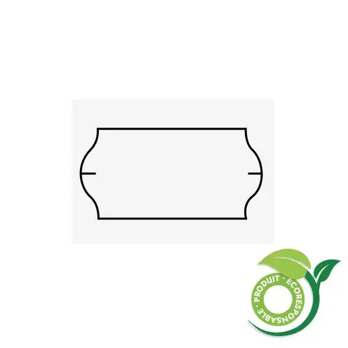 Étiquettes Meto, recyclable, 22 x 12 mm (21,000) S&P Le magasin des Commerçants