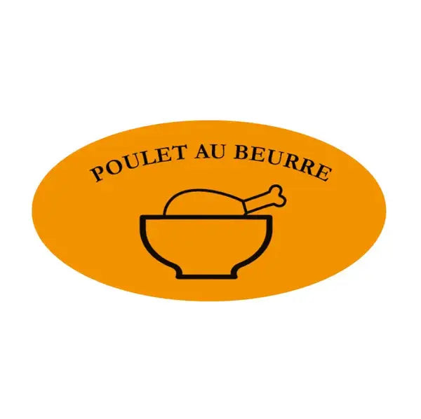 Étiquettes ovales, blanc, 1 3/4" x 1" (500) S&P Le magasin des Commerçants