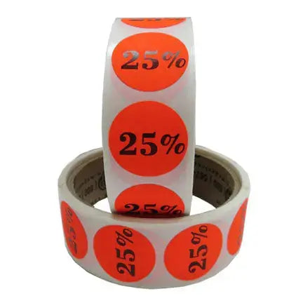 Étiquettes rondes, avec inscription « 15 % », 1 (200/rl) S&P Le magasin des Commerçants
