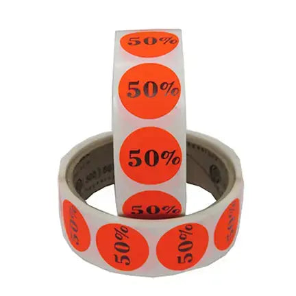 Étiquettes rondes, avec inscription « 15 % », 1 (200/rl) S&P Le magasin des Commerçants